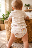 Pañal de entrenamiento de algodón suave para bebé – pantalón lavable y reutilizable (2–16 kg)
