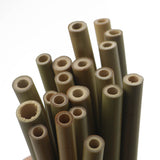 Sorbete (pajilla) de bambú 100% biodegradables y compostable