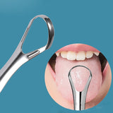 Limpiador de lengua de acero inoxidable
