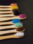 Cepillo de dientes niños mango de bambú 100% biodegradable