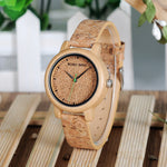 Reloj con case y pulsera de bambú Bobo Bird