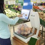 Bolsas de malla de algodón orgánico con cordón para compras, comestibles, frutas y verduras